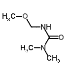 CAS 登录号：40333-70-8， 3-(甲氧基甲基)-1,1-二甲基脲