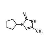 CAS 登录号：403655-90-3， 1-环戊基-4-甲基-1,3-二氢-2H-咪唑-2-酮