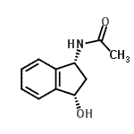 CAS 登录号：403672-04-8， N-[(1R,3S)-3-羟基-2,3-二氢-1H-茚-1-基]乙酰胺