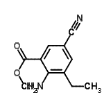 CAS#: 403841-96-3, Methyl 2-Amino-5-Cyano-3-Ethylbenzoate