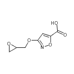 CAS 登录号：404034-09-9， 3-(2-环氧乙烷基甲氧基)-1,2-恶唑-5-羧酸