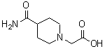 CAS 登录号：40479-21-8， (4-氨基甲酰-1-哌啶基)乙酸