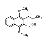 CAS 登录号：404909-82-6， 1-(3-溴-1,4-二甲氧基-2-萘基)-2-丙醇