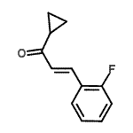 CAS 登录号：404916-61-6， (2E)-1-环丙基-3-(2-氟苯基)-2-丙烯-1-酮