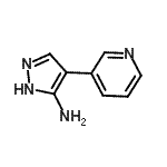 CAS#: 40545-68-4, 4-(3-Pyridinyl)-1H-Pyrazol-5-Amine