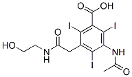 CAS 登录号：40590-66-7， 3-(乙酰氨基)-5-[2-[(2-羟基乙基)氨基]-2-氧代乙基]-2,4,6-三碘苯甲酸