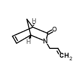 CAS 登录号：406218-20-0， (1S,4R)-2-烯丙基-2-氮杂双环[2.2.1]庚-5-烯-3-酮