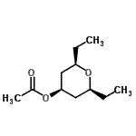CAS#: 406486-91-7, (2R,4R,6S)-2,6-Diethyltetrahydro-2H-Pyran-4-Yl Acetate