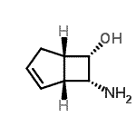 CAS 登录号：406500-14-9， (1R,5S,6S,7R)-7-氨基双环[3.2.0]庚-2-烯-6-醇
