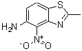 CAS#: 40671-24-7, 2-Methyl-4-Nitro-1,3-Benzothiazol-5-Amine