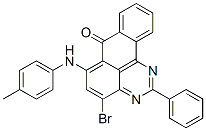 CAS 登录号：40677-64-3， 4-溴-6-[(4-甲基苯基)氨基]-2-苯基-7H-苯并[f]萘嵌间二氮杂苯-7-酮