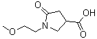 CAS 登录号：407634-05-3， 1-(2-甲氧基乙基)-5-氧代-3-吡咯烷羧酸