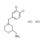 CAS#: 407640-03-3, 1-[4-(3,4-Dichlorobenzyl)-2-Morpholinyl]Methanamine Dihydrochloride