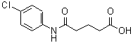 CAS 登录号：40828-92-0， 5-[(4-氯苯基)氨基]-5-氧代戊酸