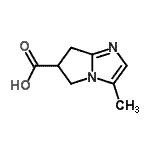 CAS#: 408312-27-6, 3-Methyl-6,7-Dihydro-5H-Pyrrolo[1,2-a]Imidazole-6-Carboxylic Acid