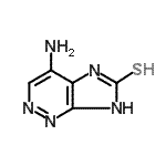 CAS#: 408314-25-0, 4-Amino-1,5-Dihydro-6H-Imidazo[4,5-c]Pyridazine-6-Thione