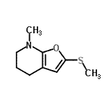 CAS#: 408500-72-1, 7-Methyl-2-(Methylsulfanyl)-4,5,6,7-Tetrahydrofuro[2,3-b]Pyridine