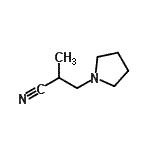 CAS#: 408509-64-8, 2-Methyl-3-(1-Pyrrolidinyl)Propanenitrile