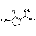 CAS#: 408533-30-2, 2-Isopropyl-5-Methyl-1-Cyclopentene-1-Thiol