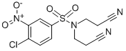 CAS#: 40859-91-4, N1,N1-Di(2-Cyanoethyl)-4-Chloro-3-Nitrobenzene-1-Sulfonamide
