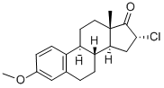CAS 登录号：4091-75-2， 16-alpha-氯-3-甲氧基雌甾-1,3,5(10)-三烯-17-酮