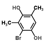CAS#: 409316-82-1, 2-Bromo-3,5-Dimethyl-1,4-Benzenediol