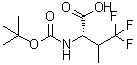 CAS 登录号：409333-54-6， 叔丁氧羰基-D,L-4,4,4-三氟缬氨酸