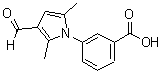 CAS 登录号：409353-42-0， 3-(3-甲酰基-2,5-二甲基-1H-吡咯-1-基)苯甲酸
