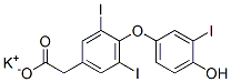 CAS#: 40993-15-5, Potassium 2-[4-(4-Hydroxy-3-Iodophenoxy)-3,5-Diiodophenyl]Acetate