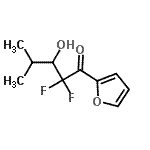 CAS 登录号：410522-58-6， 2,2-二氟-1-(2-呋喃基)-3-羟基-4-甲基-1-戊酮