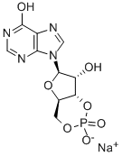 CAS 登录号：41092-64-2， 肌苷 3',5'-环单磷酸酯钠盐