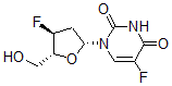 CAS 登录号：41107-55-5， 5-氟-2',3'-二脱氧-3'-氟尿苷
