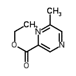 CAS 登录号：41110-39-8， 乙基6-甲基-2-吡嗪羧酸酯