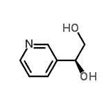 CAS 登录号：411233-68-6， (1S)-1-(3-吡啶基)-1,2-乙二醇