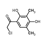 CAS 登录号：412022-03-8， 2-氯-1-(2,4-二羟基-3,5-二甲基苯基)乙酮
