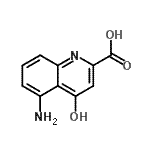 CAS 登录号：412035-88-2， 5-氨基-4-羟基-2-喹啉羧酸