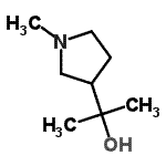 CAS 登录号：412283-55-7， 2-(1-甲基吡咯烷-3-基)丙-2-醇