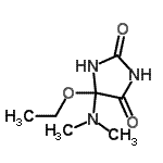 CAS 登录号：412304-60-0， 5-(二甲基氨基)-5-乙氧基-2,4-咪唑烷二酮