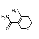 CAS 登录号：412323-98-9， 1-(4-氨基-5,6-二氢-2H-吡喃-3-基)乙酮