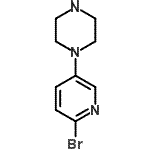 CAS 登录号：412347-39-8， 1-(6-溴-3-吡啶基)哌嗪