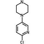 CAS 登录号：412349-03-2， 1-(6-氯-3-吡啶基)哌嗪