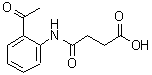 CAS 登录号：41242-37-9， 4-[(2-乙酰基苯基)氨基]-4-氧代丁酸