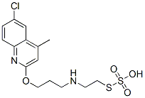 CAS#: 41287-24-5, Thiosulfuric Acid Hydrogen S-[2-[[3-[(6-Chloro-4-Methyl-2-Quinolyl)Oxy]Propyl]Amino]Ethyl] Ester