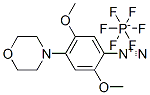 CAS 登录号：41333-49-7， 2,5-二甲氧基-4-(吗啉-4-基)偶氮苯六氟磷酸盐