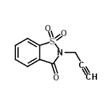 CAS#: 41335-57-3, 2-(2-Propyn-1-Yl)-1,2-Benzothiazol-3(2H)-One 1,1-Dioxide