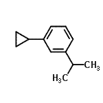 CAS#: 41380-88-5, 1-Cyclopropyl-3-Isopropyl-Benzene