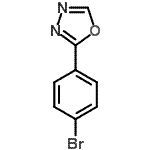 CAS 登录号：41420-90-0， 2-(4-溴苯基)-1,3,4-恶二唑