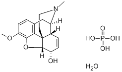CAS 登录号：41444-62-6， 可待因磷酸盐