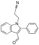 CAS#: 41450-77-5, 3-Formyl-2-Phenyl-1H-Indole-1-Propiononitrile