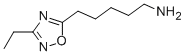 CAS 登录号：41470-98-8， 5-(3-乙基-1,2,4-恶二唑-5-基)戊烷-1-胺